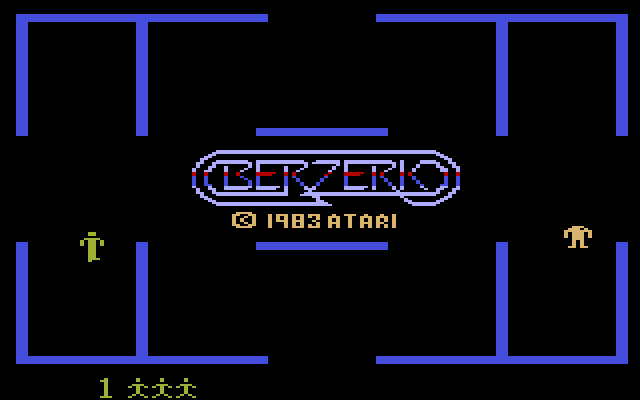 Berzerk (1983) (Atari) Screenshot